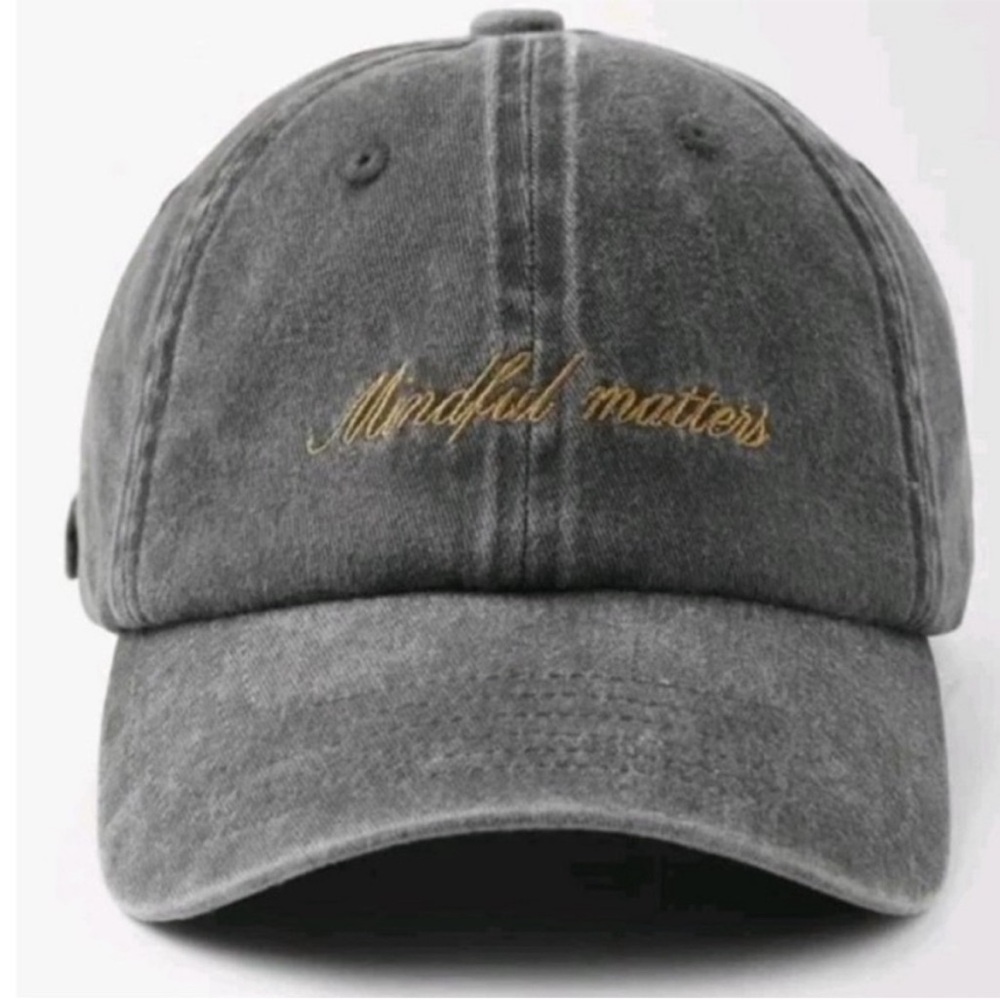 Active After Coffee 'Mindful Matters' Cap / Spring Green / One Size NWT